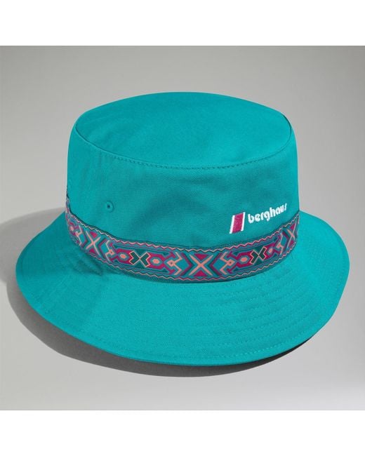 Boxfresh Blue Aztec Bucket Hat