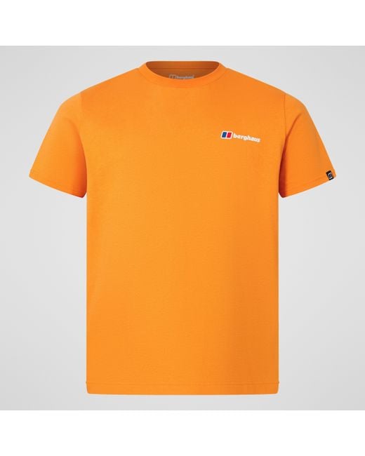 Berghaus Orange Front & Back Tee for men