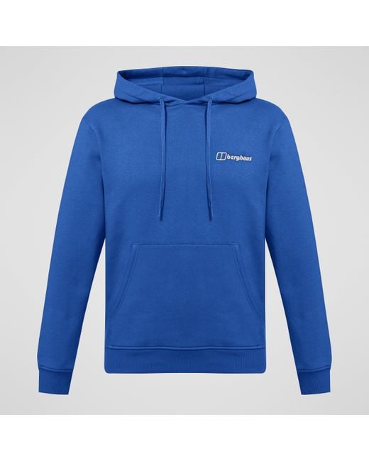 Berghaus Blue Small Logo Hoody for men