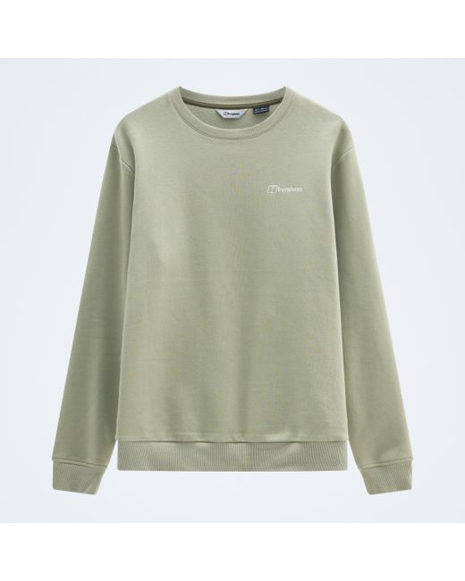 Berghaus Green Logo Crew Sweater for men
