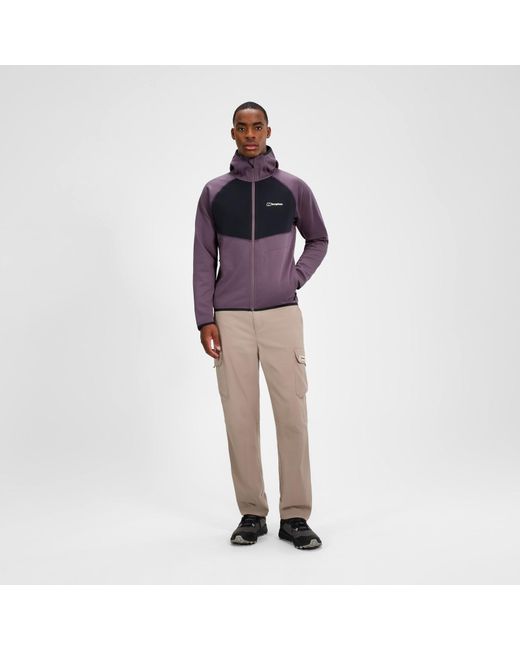 Berghaus Purple Trawden Hybrid Jacket for men