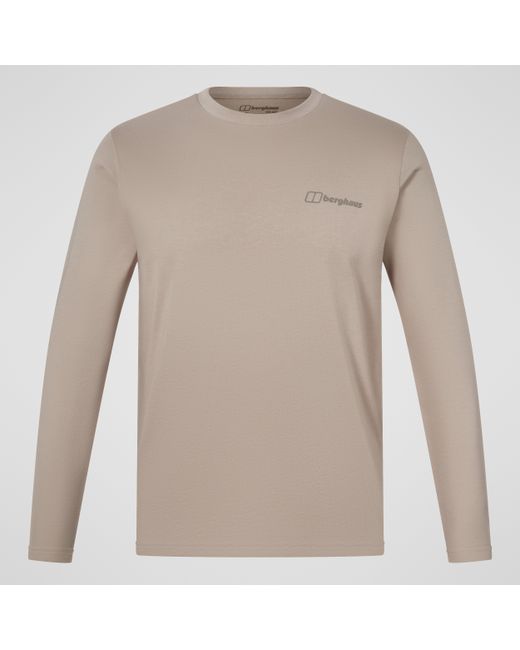 Berghaus Gray Center Logo Tee for men