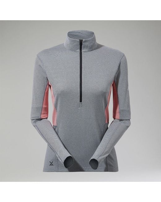Berghaus Gray Mtn Guide Long Sleeve Half Zip