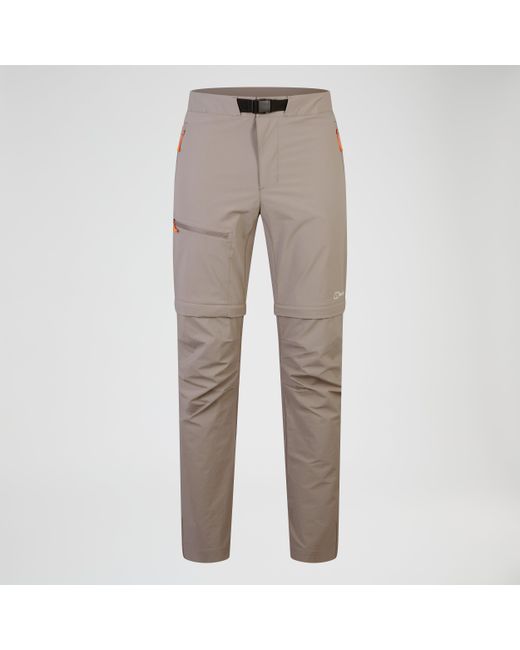 Berghaus Gray Trail-Explorer Zip Off Pant for men