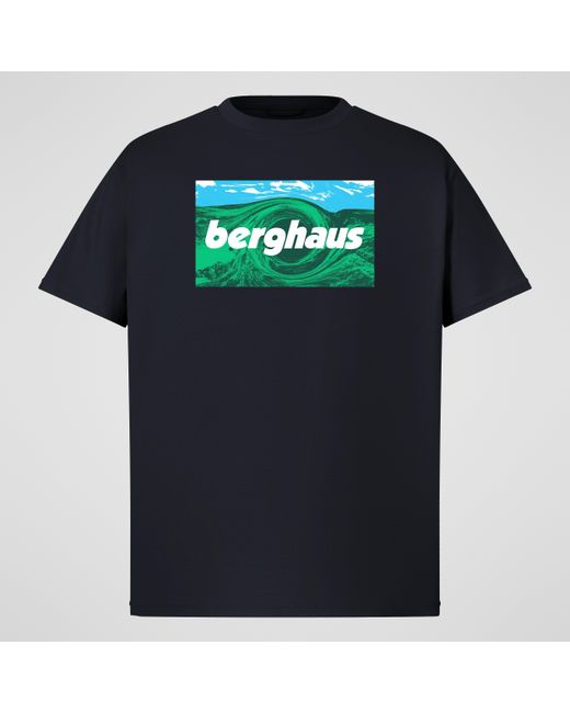 Berghaus Black Twisted Skies Tee for men