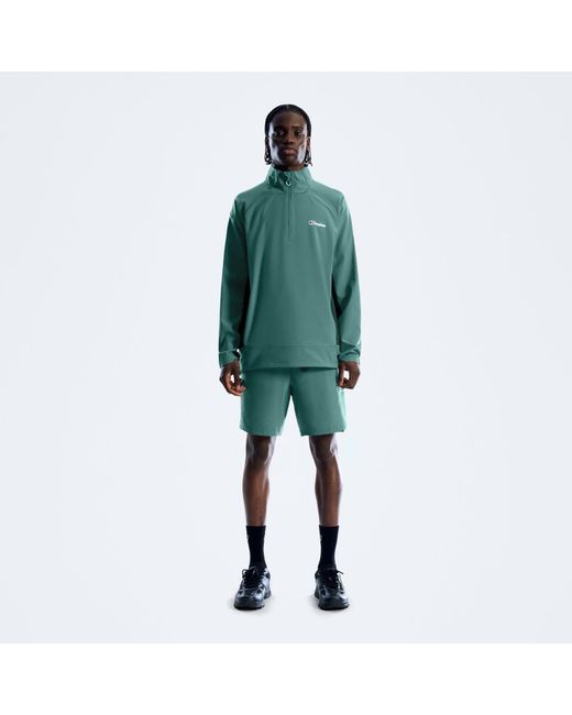 Berghaus Green Wavertree Half Zip for men
