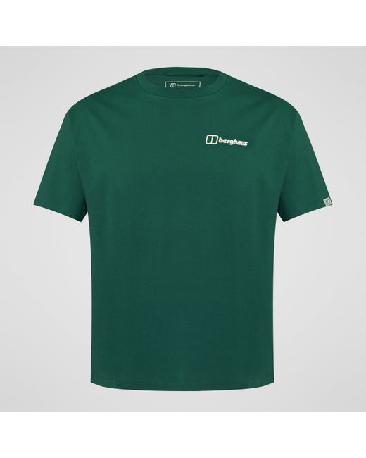 Berghaus Green National Grid Tee for men