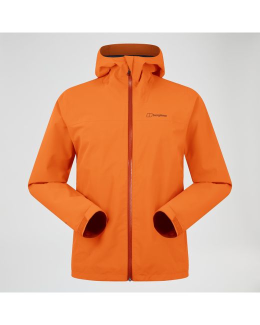 Berghaus Orange Arnaby Hooded Waterproof Jacket for men