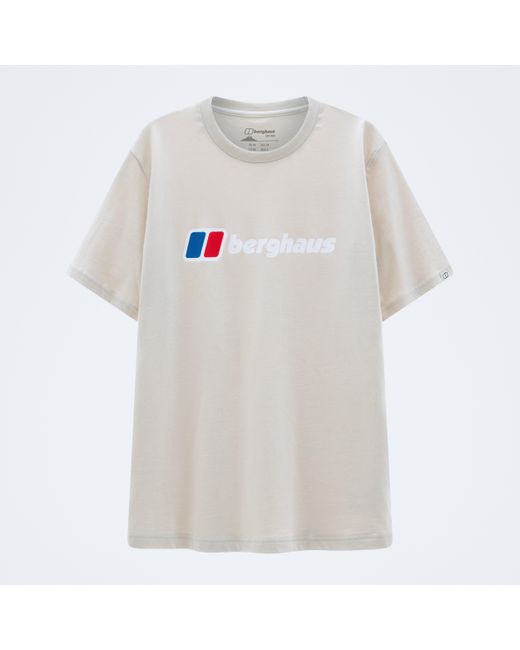 Berghaus White Class Xl-Logo Tee for men