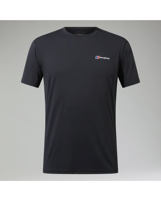 Berghaus Black Wayside Short Sleeve Tech Tee for men