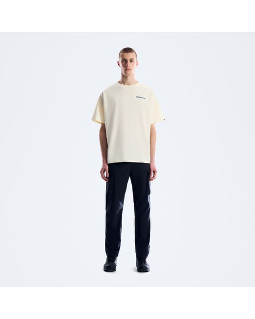 Berghaus White Geo Mountain Tee for men