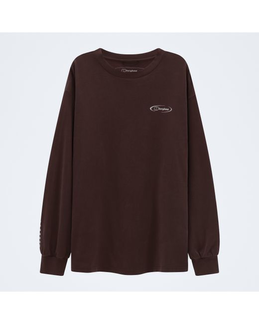 Berghaus Brown Big Wall Tee for men