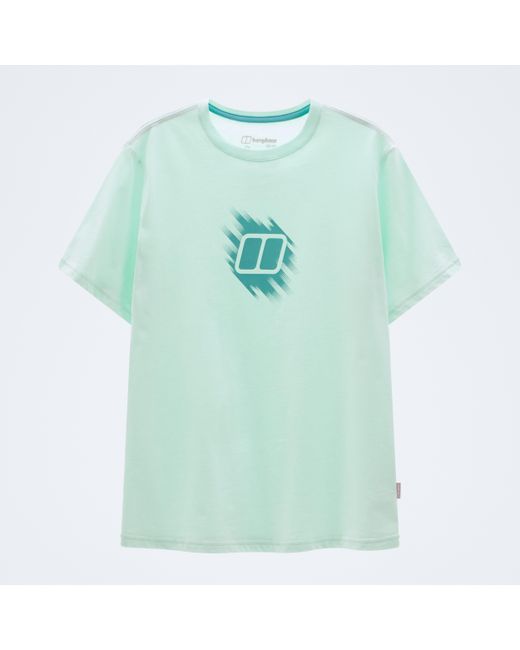Berghaus Blue Sketched Blocks Essential Tee