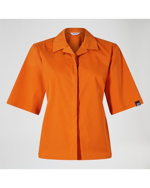 Berghaus Orange Explorer Short Sleeve Overshirt