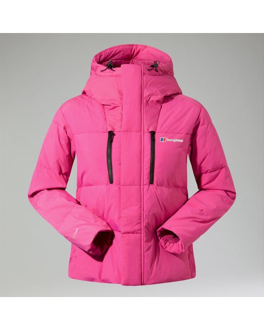 Berghaus Pink Saffren Hooded Down Insulated Jacket