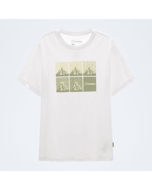 Berghaus White Mountainscape Essential Tee