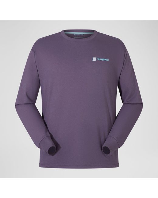 Berghaus Purple Mera Peak Long Sleeve T-Shirt