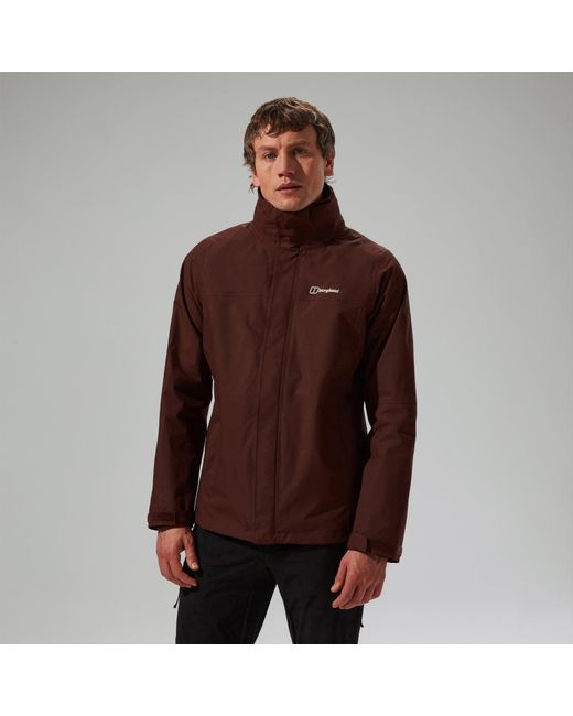 Berghaus Brown Rg Alpha 2.0 Gemini Waterproof 3In1 Jacket for men