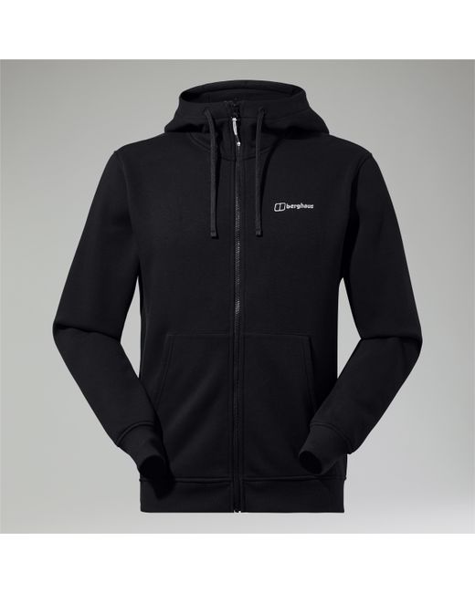 Berghaus Black Logo Full Zip Hoody for men