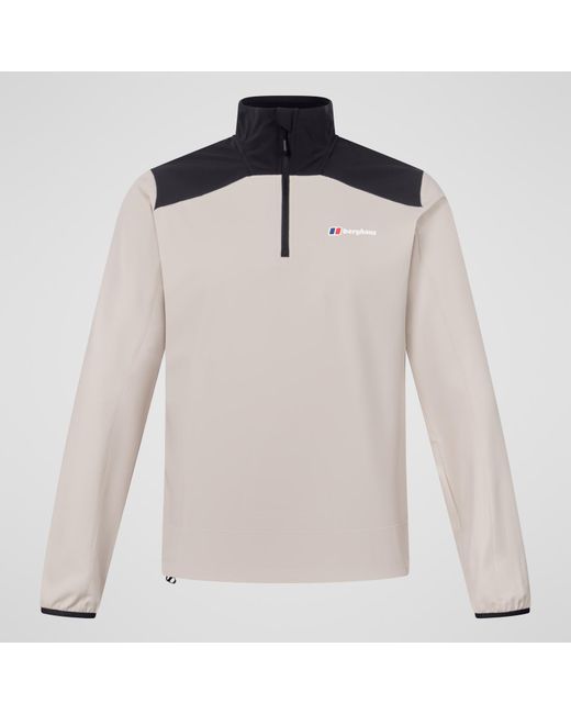 Berghaus White Terrain Trek Half Zip Jacket for men
