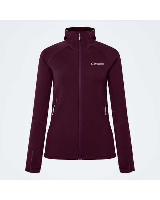 Berghaus Purple Kinetic Powerstretch Hoody