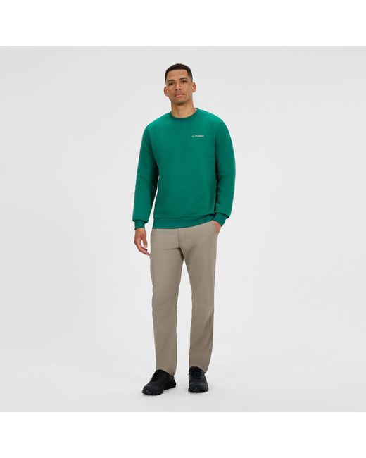 Berghaus Green Logo Crew Sweater for men