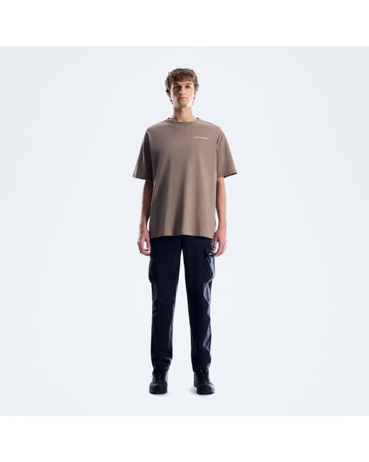 Berghaus Blue Geo Structure Tee for men