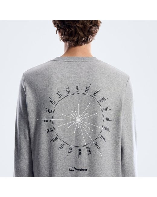 Berghaus Gray Big Wall Elevations Tee Light for men