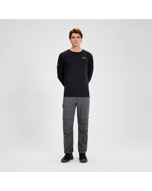 Berghaus Black Trail-Explorer Zip Off Pant for men
