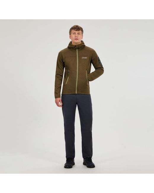 Berghaus Green Pravitale Mtn 2.0 Hooded Fleece Jacket for men