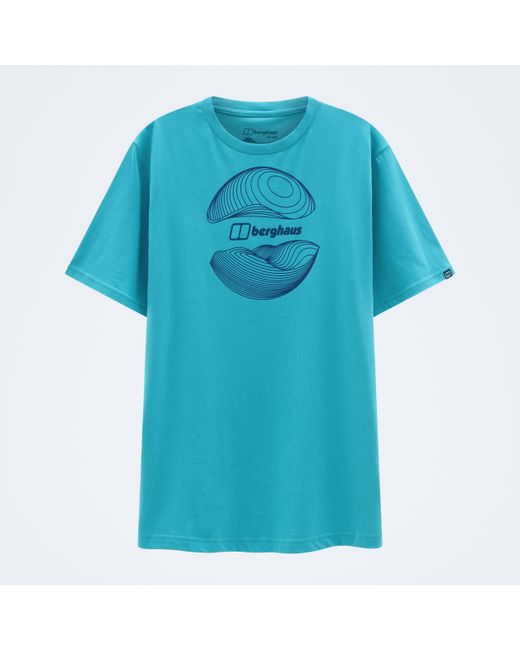 Berghaus Blue Curvature Essential Tee for men