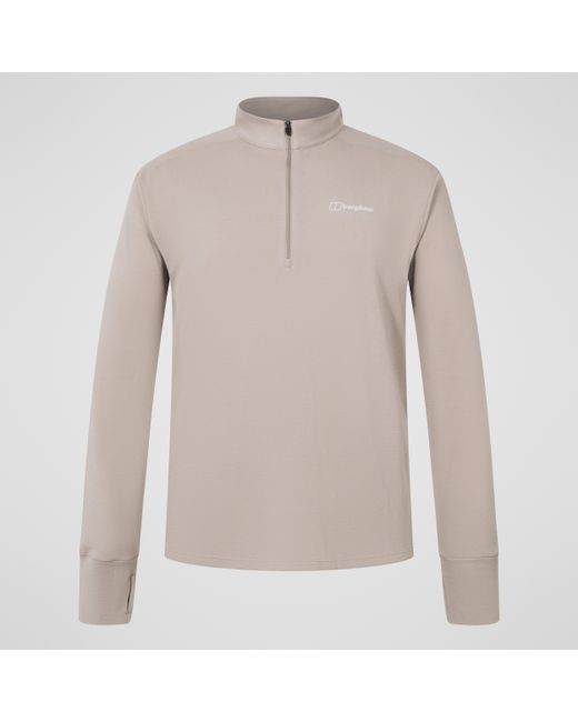 Berghaus Gray Ivyhill Half Zip Top for men