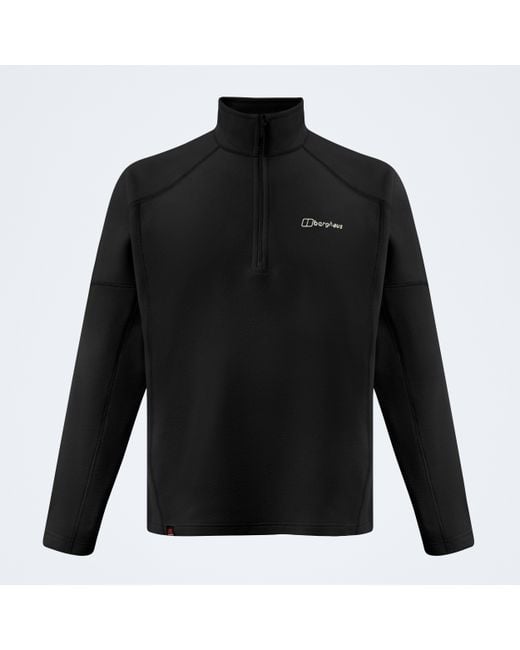 Berghaus Black Oakryn Half-Zip for men