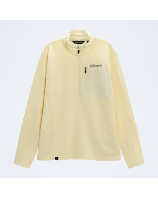 Berghaus Yellow Prism Micro Half Zip Polartec Fleece for men