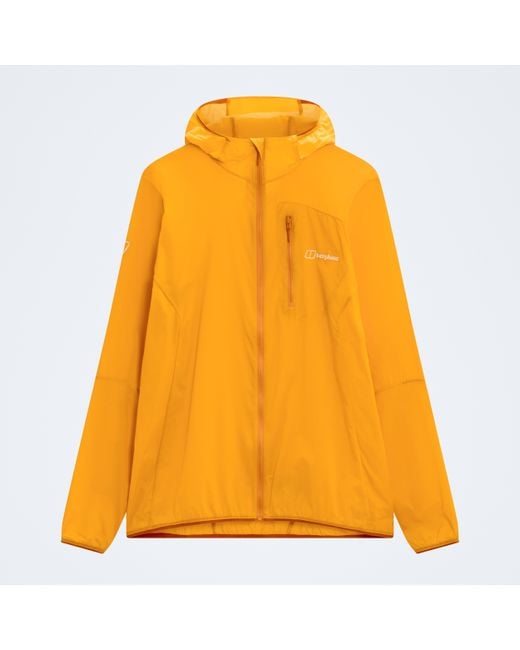 Berghaus Yellow Pendower Wind Jacket for men