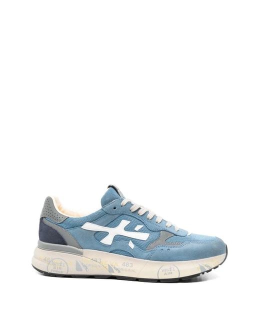 PREMIATA SNEAKERS Blue Mick Sneakers for men