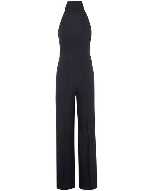 DR. HOPE Blue Cady Jumpsuit With Bow