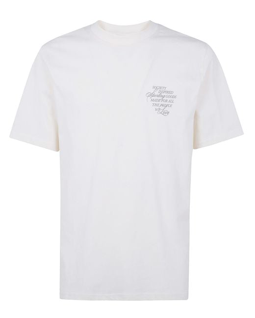 Les Deux White "Ben Faience" T-Shirt for men