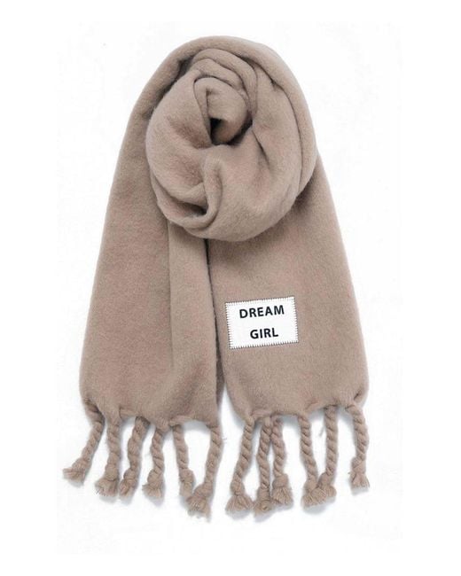 Verb to Do White "Xl Dream Girl" Scarf