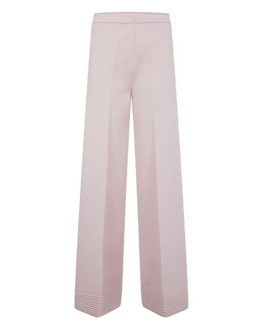 D.exterior White D. Exterior Merinos Comfort Long Trousers