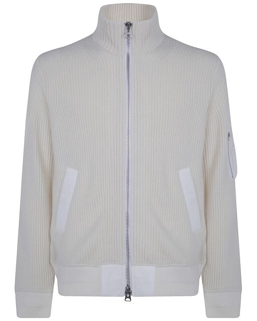 Sacai Gray Jacket Wool Knit Blouson for men