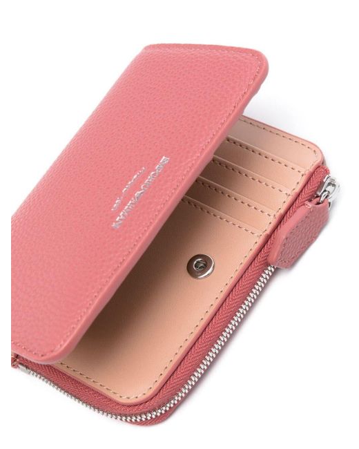 Emporio Armani Pink Credit Card Case