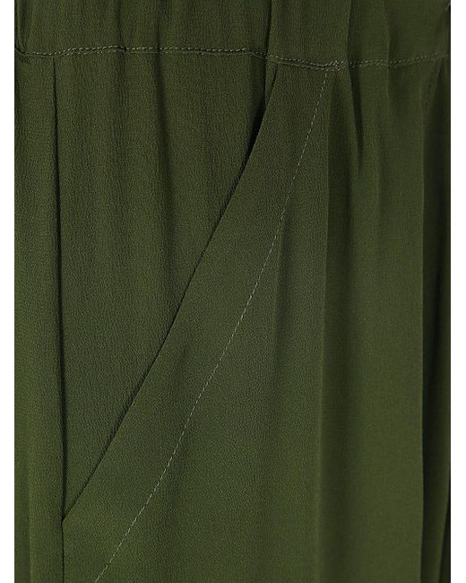 Semicouture Green Vanda Trouser