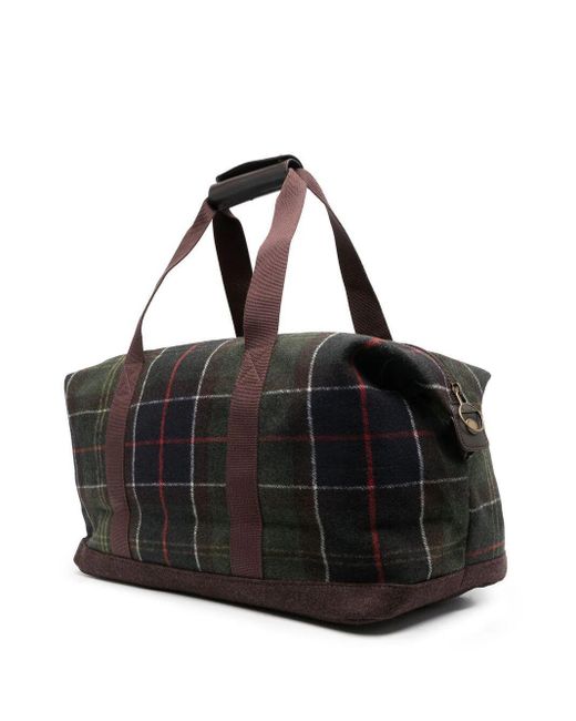 Barbour tartan sale holdall