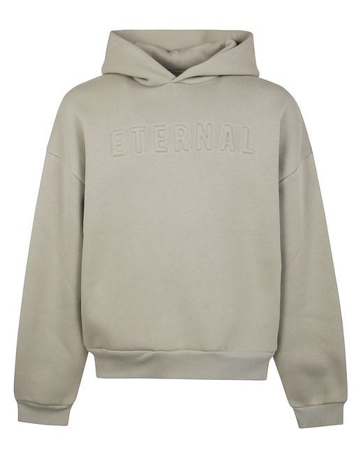 Fear of God Eternal Gray Eternal Hoodie for men