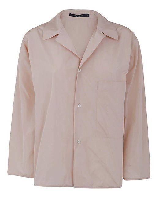 Sofie D'Hoore Pink Long Sleeve Shirt With Front Applied Pocket