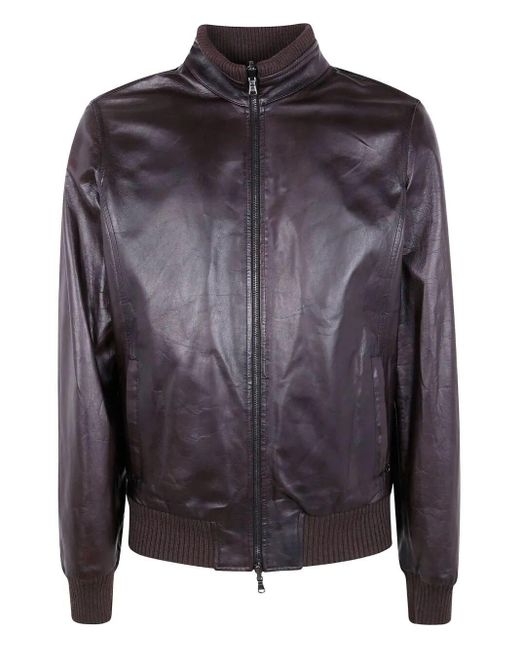 Barba Napoli Gray "Fox Reversible" Jacket for men