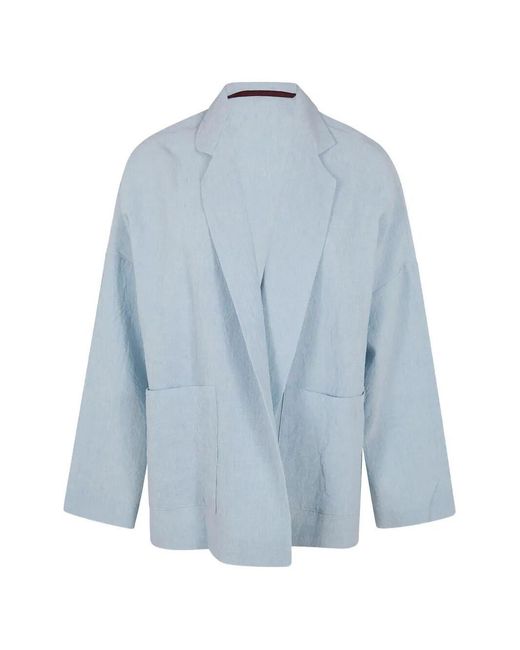 Daniela Gregis Blue "Gladiolo" Short Jacket