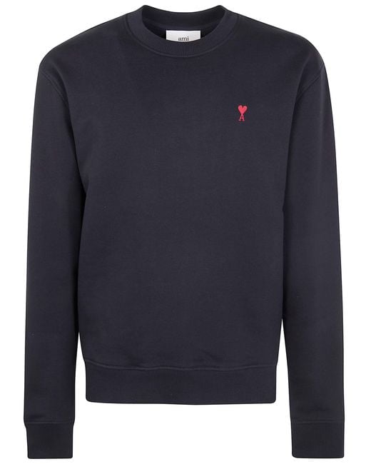 AMI Black "Ami De Coeur" Sweatshirt