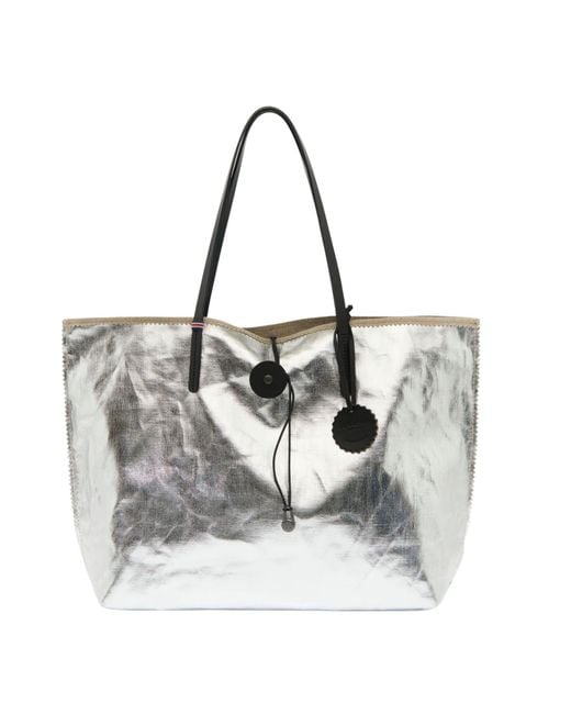 Jack Gomme Gray "Bahia" Cabas Bag